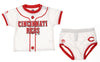 Outerstuff MLB Infants Cincinnati Reds Player Tee & Bottom Set, White