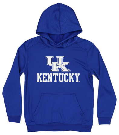 Outerstuff Kentucky Wildcats NCAA Boys' Youth  (8-20) Performance Fleece Hoodie, Blue