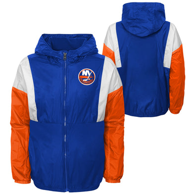 Outerstuff NHL Youth Boys New York Islanders Stadium Hooded Wind Breaker Jacket