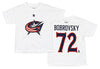 Reebok NHL Youth Columbus Blue Jackets SERGEI BOBROVSKY #72 Player Graphic Tee
