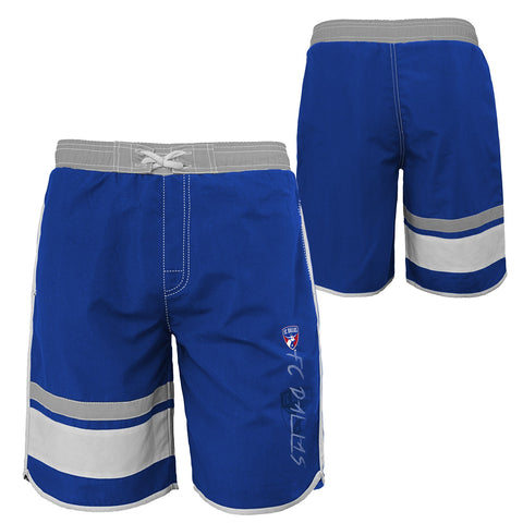 Outerstuff MLS FC Dallas Youth Color Block Swim Trunks