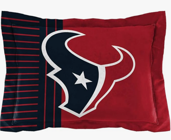 Northwest NFL Houston Texans Safety FULL/QUEEN Comforter and Shams