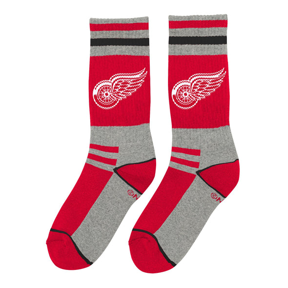 Outerstuff NHL Youth (5Y-7Y) Detroit Red Wings 3-Pack Socks