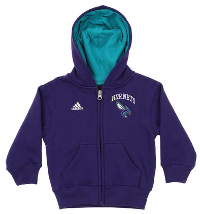 Adidas NBA Toddlers Charlotte Hornets Pledge Full-zip Hoodie, Purple