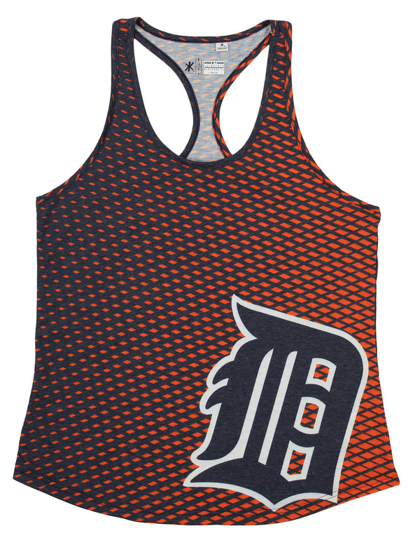Forever Collectibles MLB Women's Detroit Tigers Diamond Racerback Tank