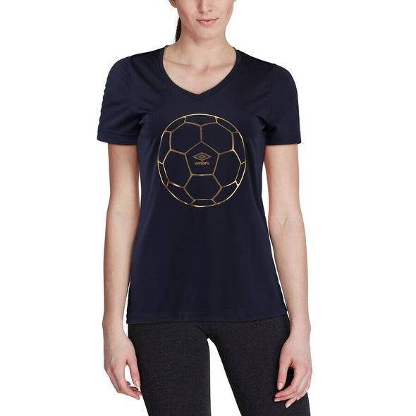 Umbro Women's Soccer Gold Short Sleeve Top, Color Options