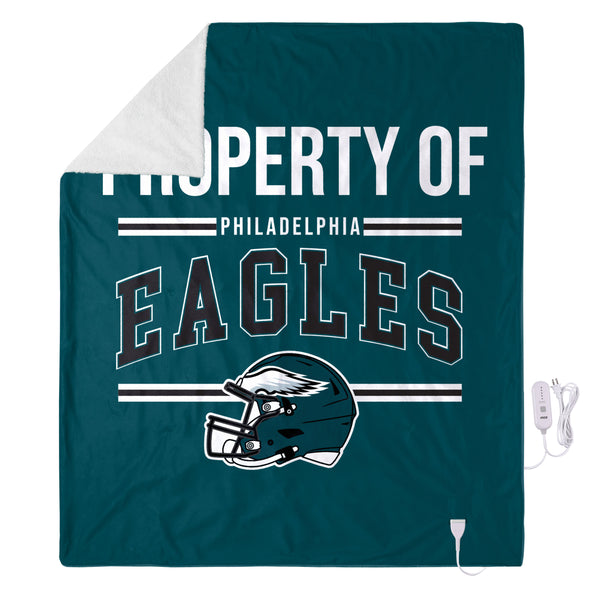 FOCO NFL Philadelphia Eagles Exclusive Heated Throw Blanket, 50"x60"