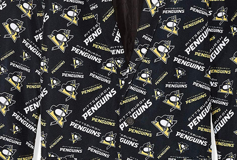 Forever Collectibles NHL Men's Pittsburgh Penguins Repeat Ugly Business Jacket