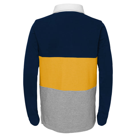Outerstuff NBA Boys Youth Indiana Pacers (8-20) State of Mind Rugby Long Sleeve Shirt
