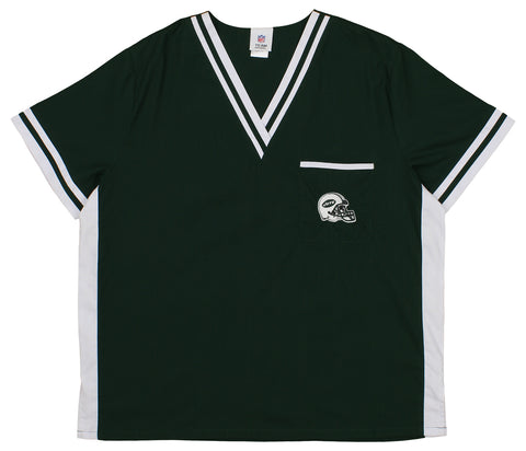 Fabrique Innovations NFL Unisex New York Jets Logo Scrub Top