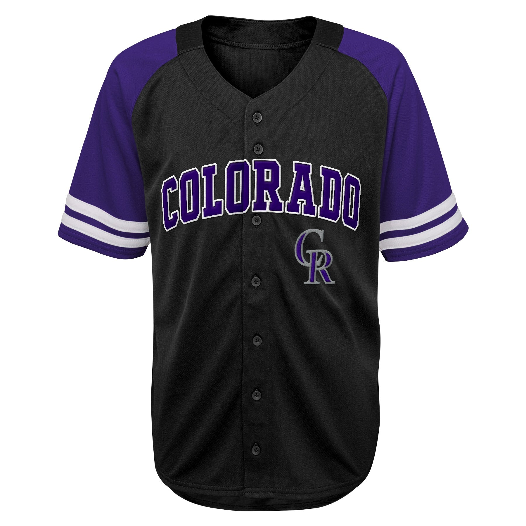 Outerstuff MLB Kids Colorado Rockies Button Up Baseball Team Home Jers –  Fanletic