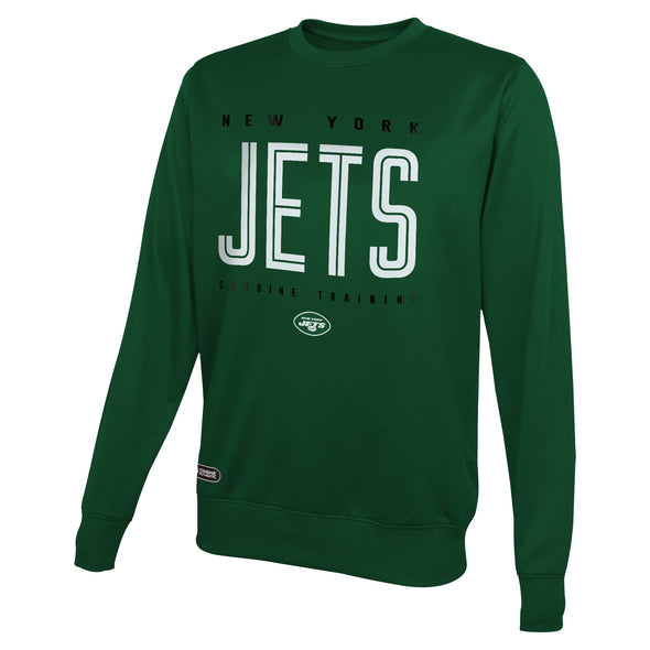 Outerstuff NFL Men's New York Jets Top Pick Performance Fleece Sweater