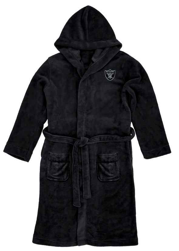 Northwest NFL Men's Las Vegas Raiders Hooded Silk Touch Robe, 26" x 47"