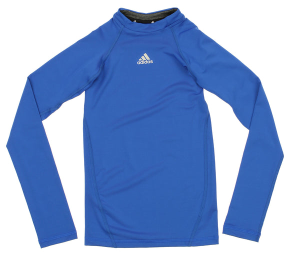 Adidas Youth Boys Tight-Fit Performance Tee, Blue