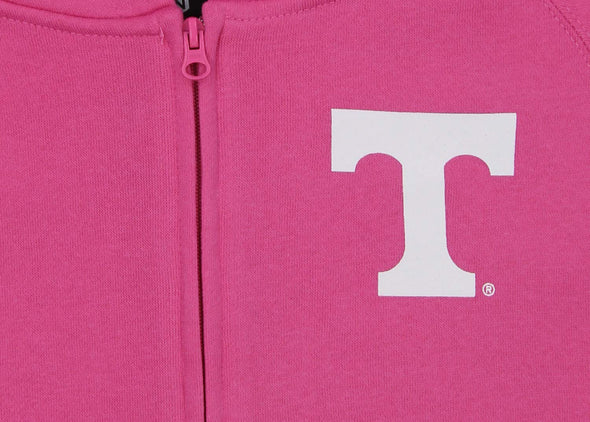 Outerstuff NCAA Women's Tennessee Volunteers Zip Up Hoodie, Pink