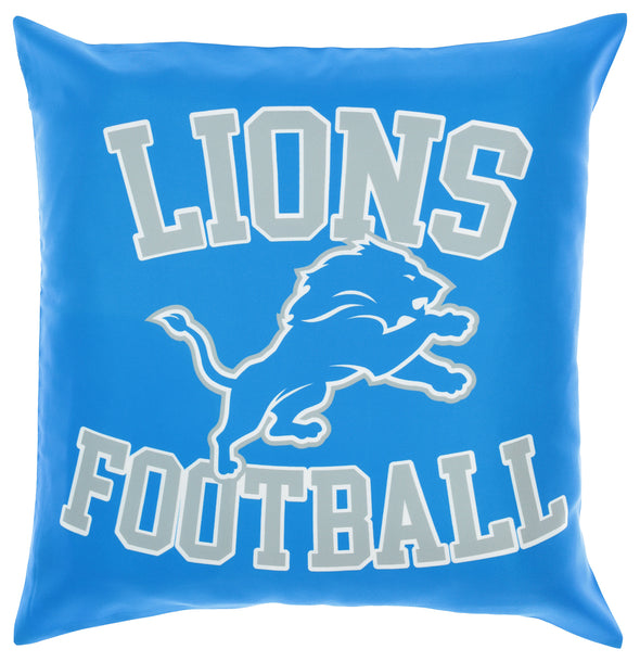FOCO NFL Detroit Lions 2 Pack Couch Throw Pillow Covers, 18 x 18