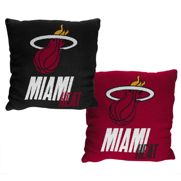 Northwest NBA Miami Heat Double Sided Jacquard Accent Throw Pillow