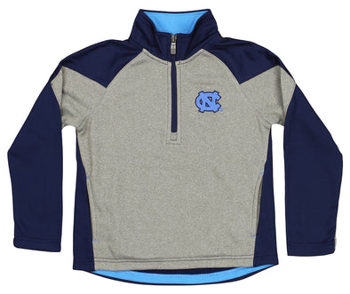 Outerstuff NCAA Kids (4-7) North Carolina Tar Heels Helix 1/4 Zip Track Jacket