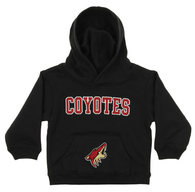 OuterStuff NHL Infant and Toddler's Arizona Coyotes Fleece Hoodie, Black