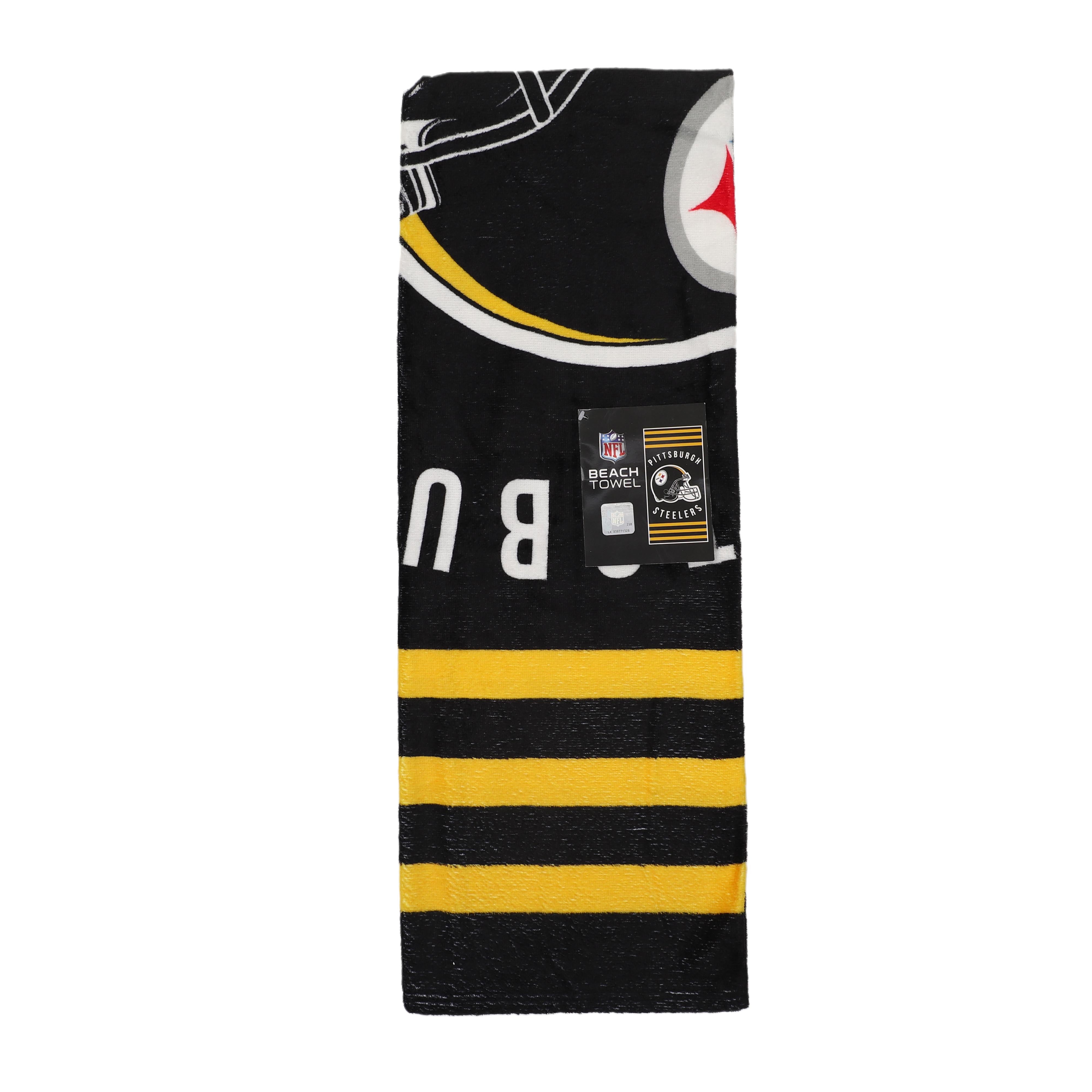 Northwest NFL Football Pittsburgh Steelers State Line Beach Towel