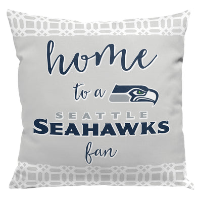 Northwest NFL Seattle Seahawks Sweet Home Fan 2 Piece Throw Pillow Cover, 18x18