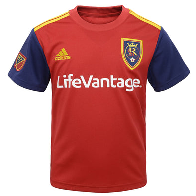 adidas Real Salt Lake MLS Toddler (2T-4T) Jersey & Shorts Soccer Kit, Red