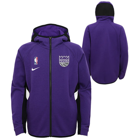 Nike NBA Youth Boys Sacramento Kings Thermaflex Travel Showtime Zip Up Hoodie