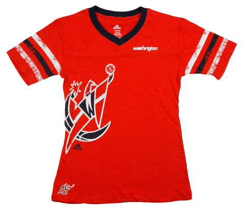 Adidas NBA Youth Girl's Washington Wizards John Wall #2 Replica Jersey Tee, Red