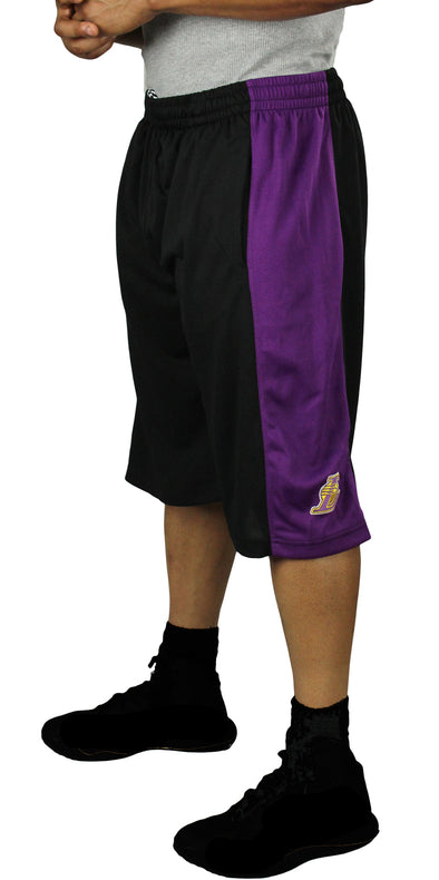 Zipway NBA Men's Los Angeles Lakers Mesh Basketball Shorts - Black