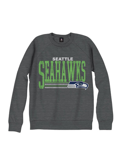 Seattle Seahawks NFL Football Men's Fundamentals French Terry Crew Sweatshirt