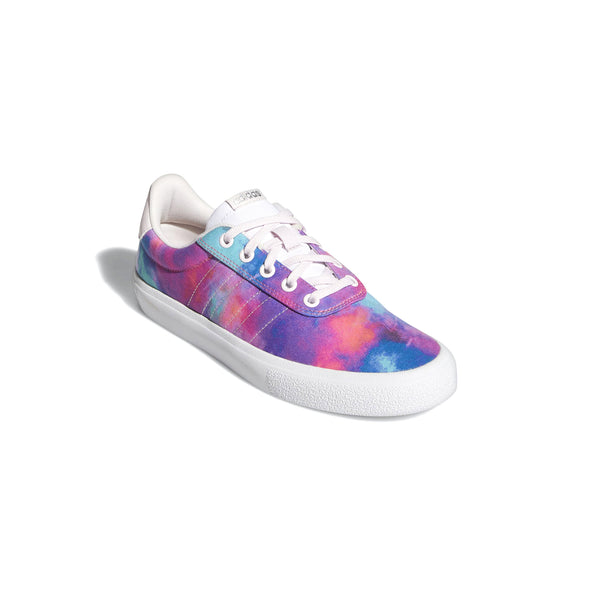 Adidas Women's Vulc Raid3r Skateboard Shoes, White/Pink