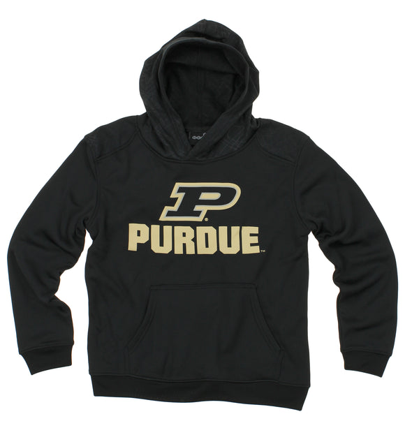 NCAA Youth Purdue Boilermakers Performance Hoodie, Black