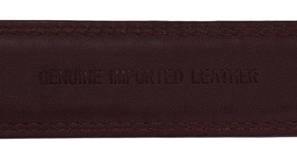 Stacy Adams 6-206 Smooth Genuine Imported Leather Mens Adjustable Belt