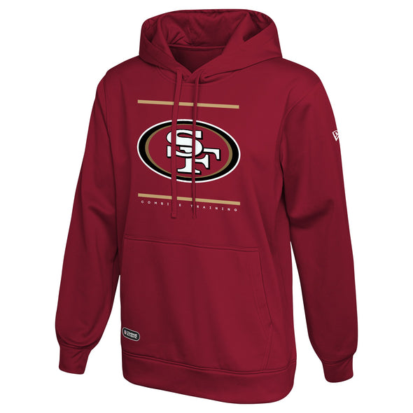 New Era NFL San Francisco 49ers Football Men's Split Defence Fleece Pullover Hoodie
