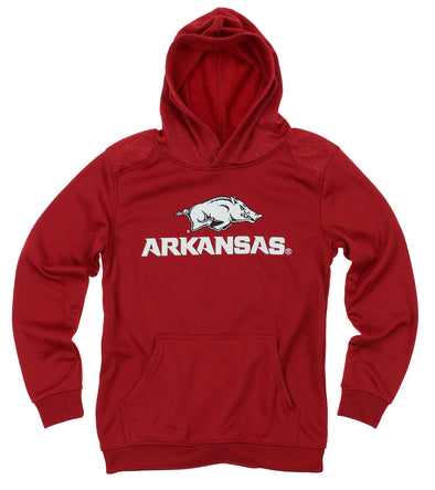 NCAA Youth Arkansas Razorbacks Performance Hoodie, Red