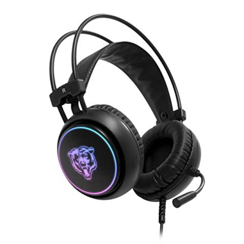 SOAR NFL Chicago Bears LED Gaming Headset Headphones and Mic