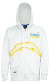 Outerstuff NFL Men's Los Angeles Chargers Drill Performance Full Zip Hoodie