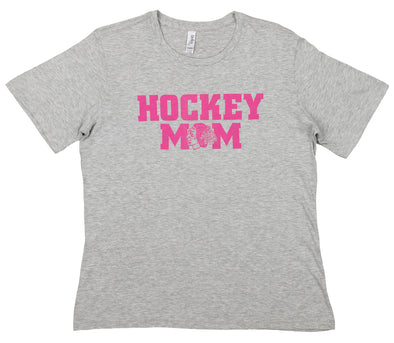 Reebok NHL Hockey Women's Chicago Blackhawks "Hockey Mom" T-shirt, Grey