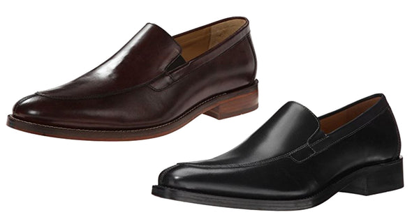 Cole Haan Men's Madison Split Venetian II Slip-On Loafers Shoes - Black & Brown