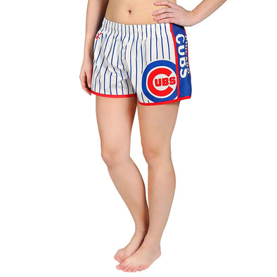 Forever Collectibles MLB Women's Chicago Cubs Pinstripe Shorts