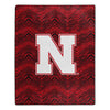Zubaz X Northwest NCAA Nebraska Cornhuskers Zubified Throw Blanket