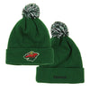 NHL Reebok Toddlers Minnesota Wild Cuffed Knit Winter Hat, Green