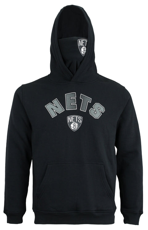 Outerstuff Youth NBA Brooklyn Nets De-Fense Pullover Hoodie