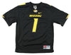 Nike NCAA Youth Boys Missouri Tigers #1 Football Jersey, Black