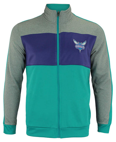 OuterStuff NBA Youth Charlotte Hornets Performance Full Zip Stripe Jacket