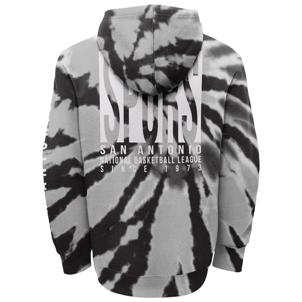 Outerstuff NBA Youth San Antonio Spurs Statement Tie Dye Hoodie