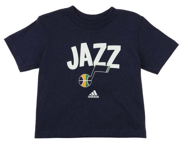 Adidas NBA Toddlers Utah Jazz Front Whirlwind T-Shirt - Navy