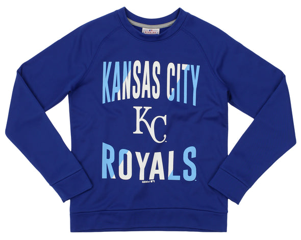 Outerstuff MLB Youth/Kids Kansas City Royals Performance Fleece Sweatshirt