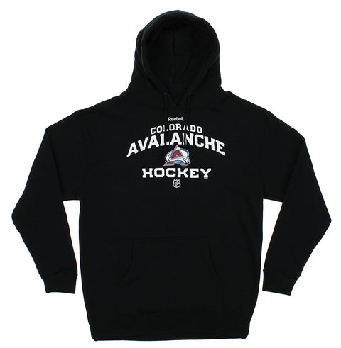 Reebok NHL Men's Colorado Avalanche Logo Crest Basic Pullover Fleece Hoodie