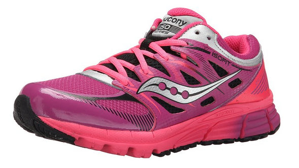 Saucony Kids Zealot Sneaker Shoe, Magenta/Black